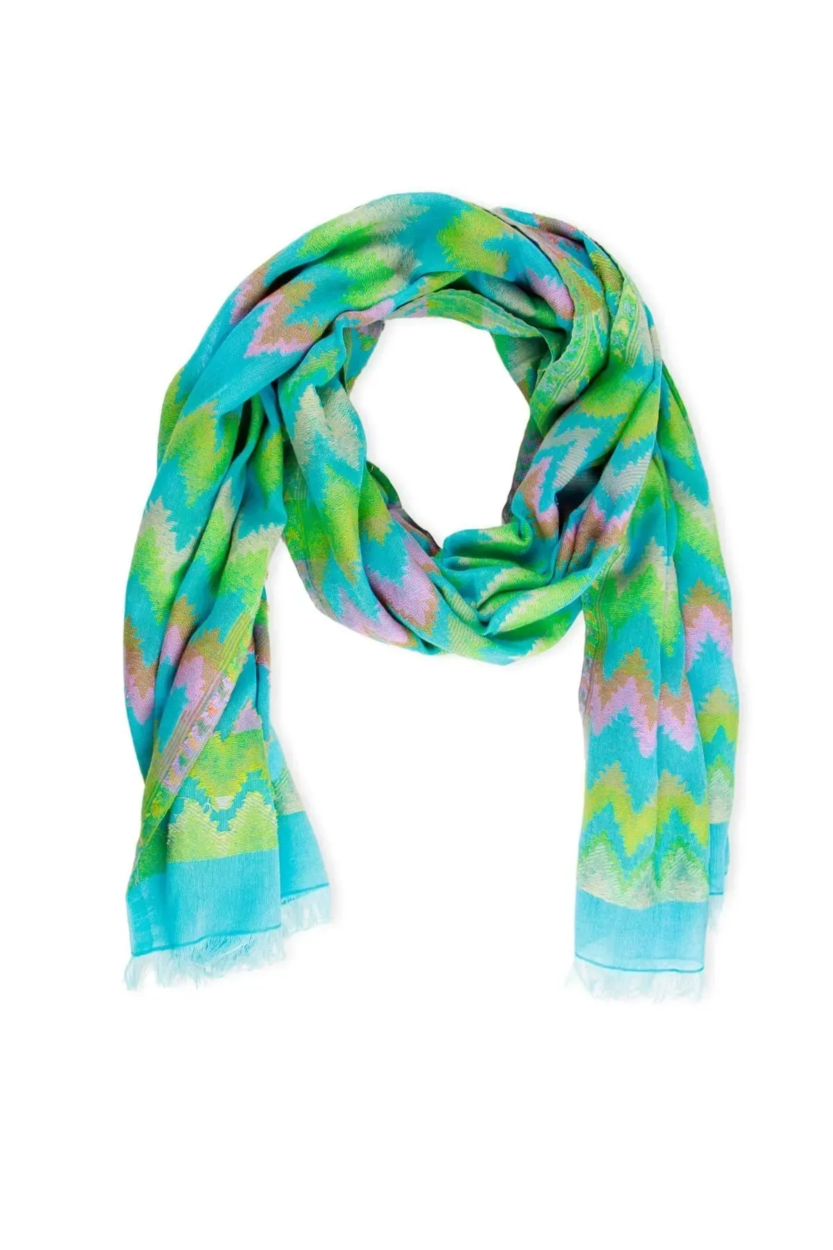 Zig Zag Woven Scarf